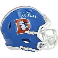 Jaylen Waddle Denver Broncos Autographed Riddell 1976-1996 Throwback Speed Mini Helmet