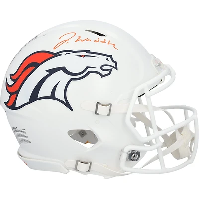 Jaylen Waddle Denver Broncos Autographed Riddell 2024 Alternate Speed Authentic Helmet