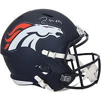 Jaylen Waddle Denver Broncos Autographed Riddell Speed Replica Helmet