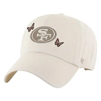 Women's '47 Natural San Francisco 49ers Icon Clean Up Adjustable Hat