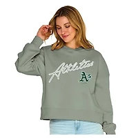 Women's Soft as a Grape  Green Athletics Snuggly Sweatshirt