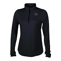 Women's Columbia Black Arizona Diamondbacks Fairway Breeze Quarter-Zip Pullover