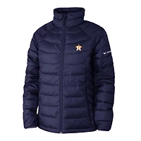 Women's Columbia Navy Houston Astros Powder Lite II Full-Zip Jacket