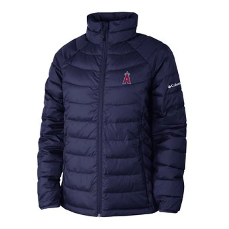 Women's Columbia Navy Los Angeles Angels Powder Lite II Full-Zip Jacket