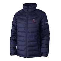 Women's Columbia Navy Los Angeles Angels Powder Lite II Full-Zip Jacket