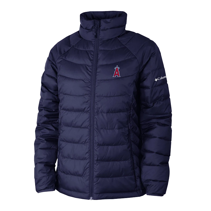 Women's Columbia Navy Los Angeles Angels Powder Lite II Full-Zip Jacket