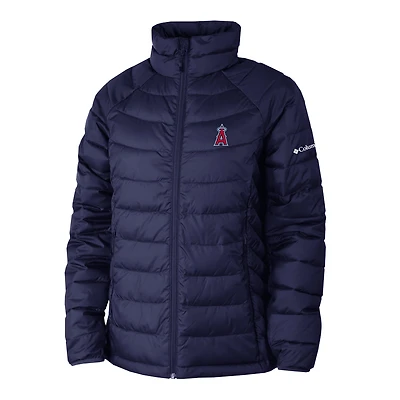 Women's Columbia Navy Los Angeles Angels Powder Lite II Full-Zip Jacket