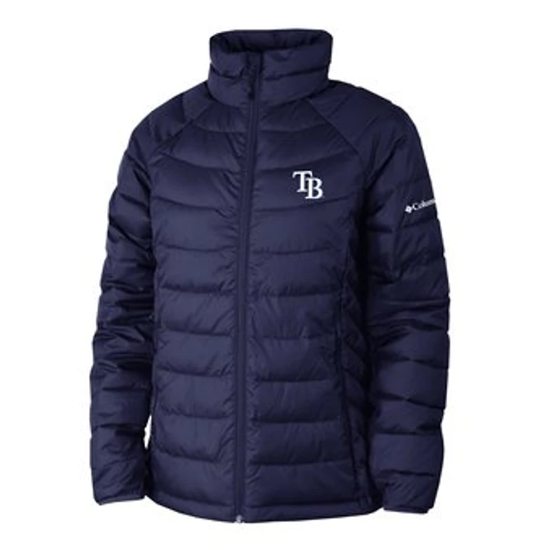 Women's Columbia Navy Tampa Bay Rays Powder Lite II Full-Zip Jacket