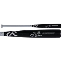 George Brett Kansas City Royals Autographed Black Rawlings Player Preferred Bat with "HOF 99" Inscription