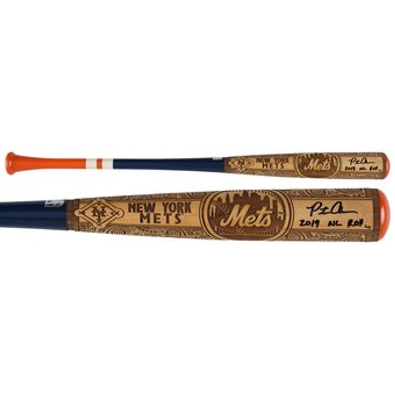 Pete Alonso New York Mets Autographed Pillbox Bat Company Mural Series Bat with "2019 NL ROY" Inscription - Limited Edition of 5