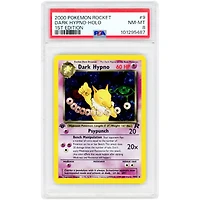 Dark Hypno 2000 Pokemon Team Rocket 1st Edition Holo Rare #9 PSA Authenticated 8 Card