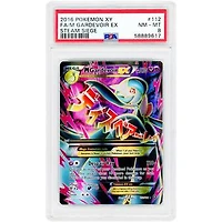 M Gardevoir EX 2016 Pokemon Steam Siege Ultra Rare #112 PSA Authenticated 8 Card