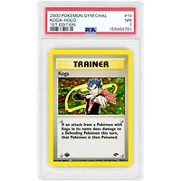 Koga 2000 Pokemon Gym Challenge 1st Edition Holo Rare #19 PSA Authenticated 7 Card