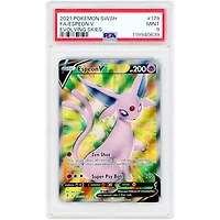 Espeon V 2021 Pokemon Evolving Skies Ultra Rare #179 PSA Authenticated 9 Card