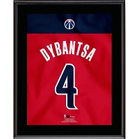 AJ Dybantsa Washington Wizards 10.5" x 13" Jersey Number Sublimated Player Plaque