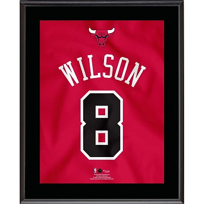 Caleb Wilson Chicago Bulls 10.5" x 13" Jersey Number Sublimated Player Plaque
