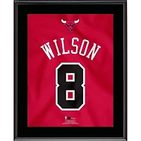 Caleb Wilson Chicago Bulls 10.5" x 13" Jersey Number Sublimated Player Plaque