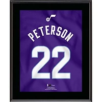Darryn Peterson Utah Jazz 10.5" x 13" Jersey Number Sublimated Player Plaque