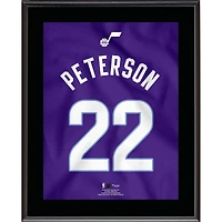 Darryn Peterson Utah Jazz 10.5" x 13" Jersey Number Sublimated Player Plaque