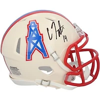 Carnell Tate Tennessee Titans Autographed Riddell Retro Speed Mini Helmet
