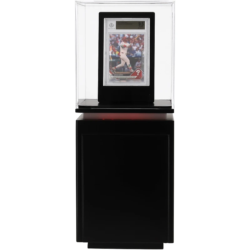 Showcase Museum Style Pedestal Trading Card Display - UV Protected