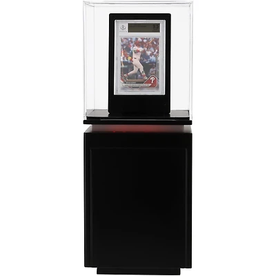 Showcase Museum Style Pedestal Trading Card Display - UV Protected
