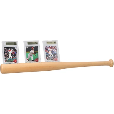 Heavy Lumber Baseball Bat Trading Card Display - Fits up to 3 Trading Card Slabs