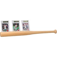 Heavy Lumber Baseball Bat Trading Card Display - Fits up to 3 Trading Card Slabs