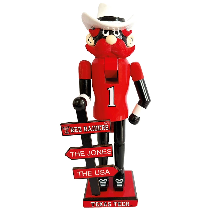 Texas Tech Red Raiders 12" Mascot Nutcracker