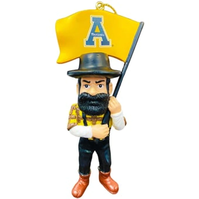 Appalachian State Mountaineers 4" Mascot Ornament