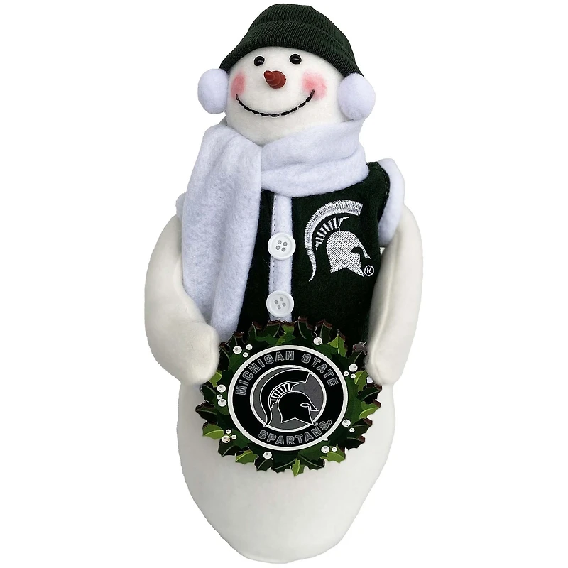 Michigan State Spartans 12" Snowman