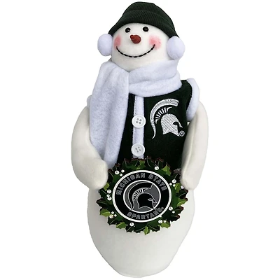 Michigan State Spartans 12" Snowman