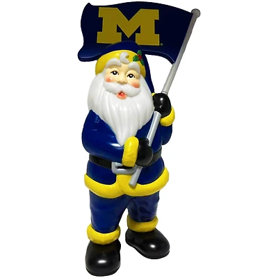 Michigan Wolverines Santa's Workshop 20" Blow Mold Santa