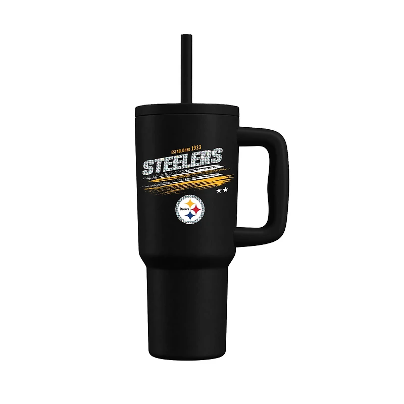 The Memory Company Pittsburgh Steelers 24oz. Bling Tumbler