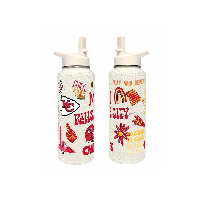 The Memory Company Kansas City Chiefs 34oz. Bling Quencher Bottle