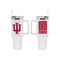 The Memory Company Indiana Hoosiers 40oz. Stainless Steel Tumbler with Flip Straw
