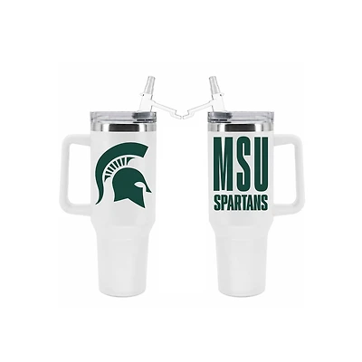The Memory Company Michigan State Spartans 40oz. Stainless Steel Tumbler with Flip Straw