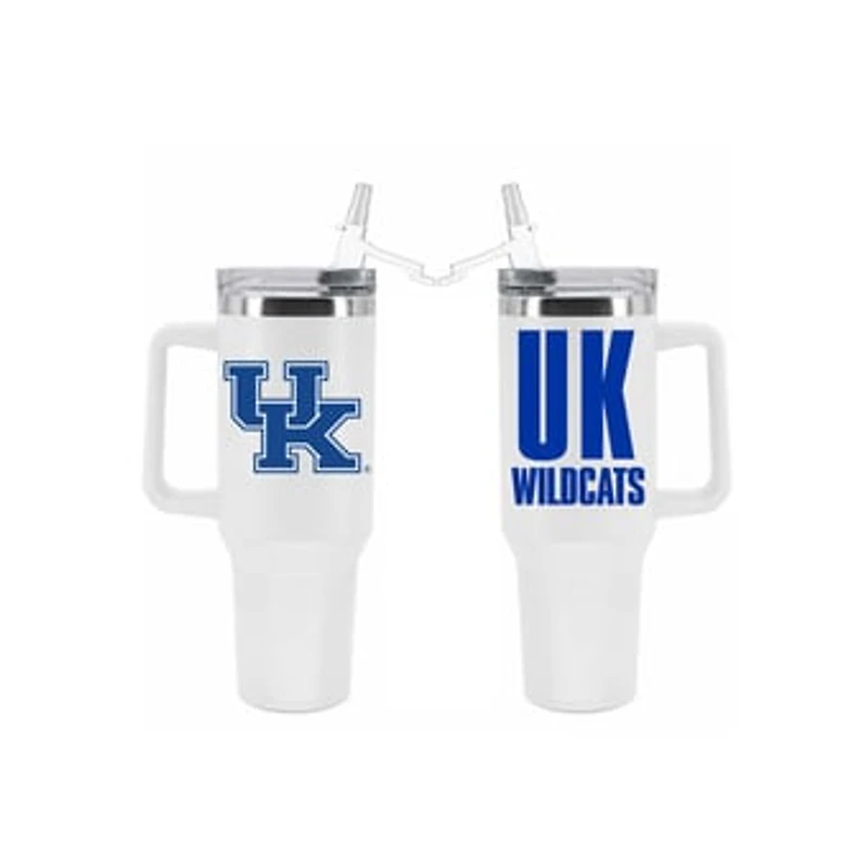 The Memory Company Kentucky Wildcats 40oz. Stainless Steel Tumbler with Flip Straw