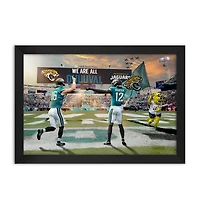 Jacksonville Jaguars Trevor Lawrence & Travis Hunter 14" x 20" Two-Player Framed Print