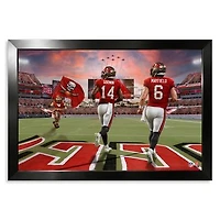 Tampa Bay Buccaneers Chris Godwin Jr. & Baker Mayfield 14" x 20" Two-Player Framed Print