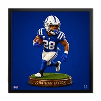 Jonathan Taylor Indianapolis Colts 13" x 13" Bobblehead Framed Print