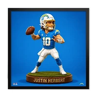 Justin Herbert Los Angeles Chargers 13" x 13" Bobblehead Framed Print