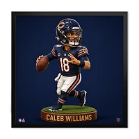 Caleb Williams Chicago Bears 13" x 13" Bobblehead Framed Print