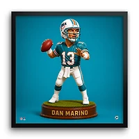 Dan Marino Miami Dolphins 13" x 13" Bobblehead Framed Print