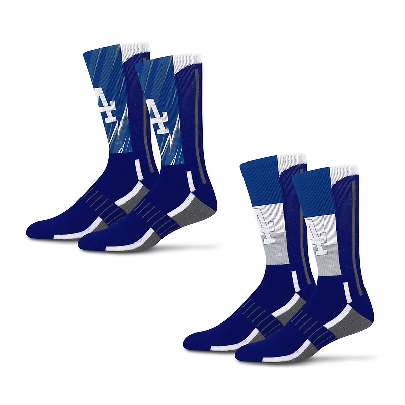 Unisex Starter Los Angeles Dodgers Big Energy Neo Two-Pack Crew Socks Set