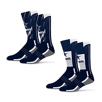 Unisex Starter Dallas Cowboys Big Energy Neo Two-Pack Crew Socks Set