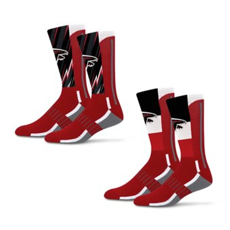 Unisex Starter Atlanta Falcons Big Energy Neo Two-Pack Crew Socks Set
