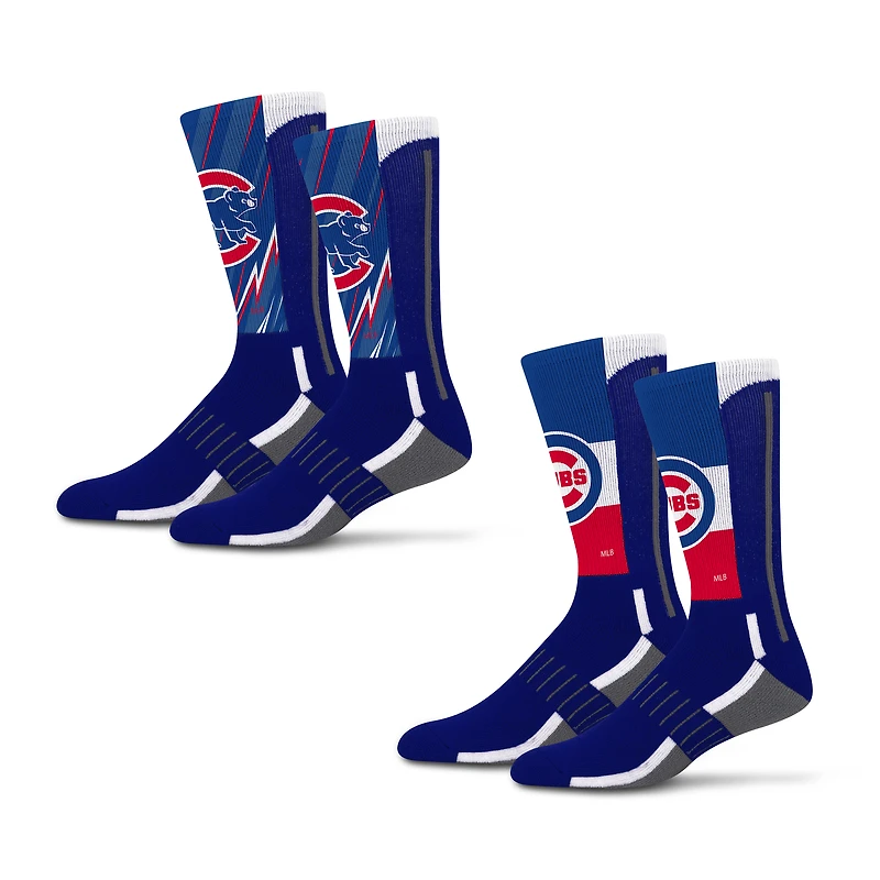 Unisex Starter Chicago Cubs Big Energy Neo Two-Pack Sock Set