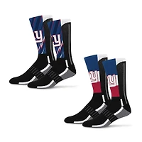 Unisex Starter New York Giants Big Energy Neo Two-Pack Crew Socks Set