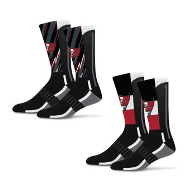 Unisex Starter Tampa Bay Buccaneers Big Energy Neo Two-Pack Crew Socks Set